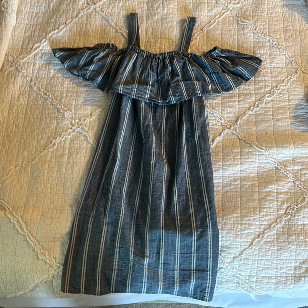 J crew chambray mini dress